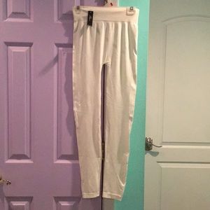 NWT Cream Leggings